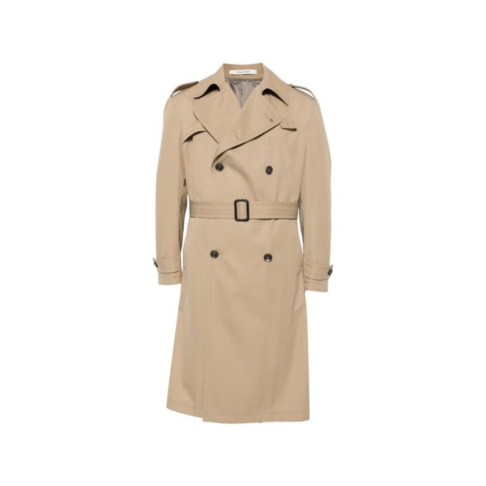 Tagliatore Neutrals Coats - Trench Coats Men